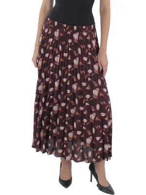 Jupe Longue Plissée en Chiffon pour Femme
