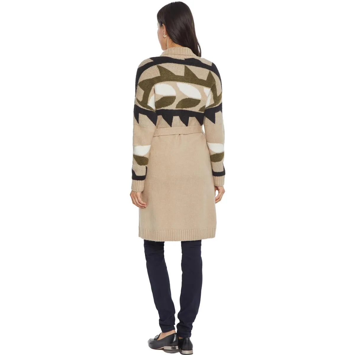 Pull cardigan femme à motifs Fair Isle