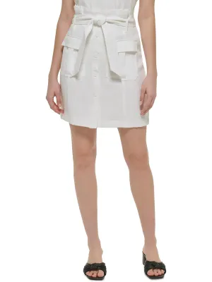 Jupe crayon femme haute taille au-dessus du genou