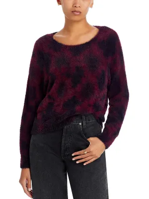 Pullover en tricot tie-dye pour femme