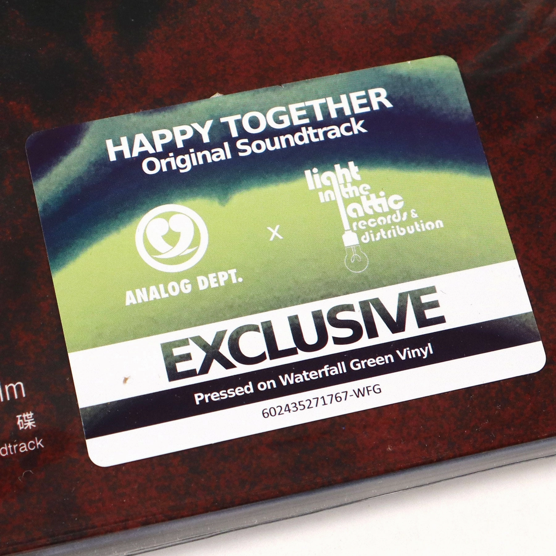 Wong Kar Wai: Happy Together Soundtrack (Colored Vinyl) Vinyl LP (*See Note)