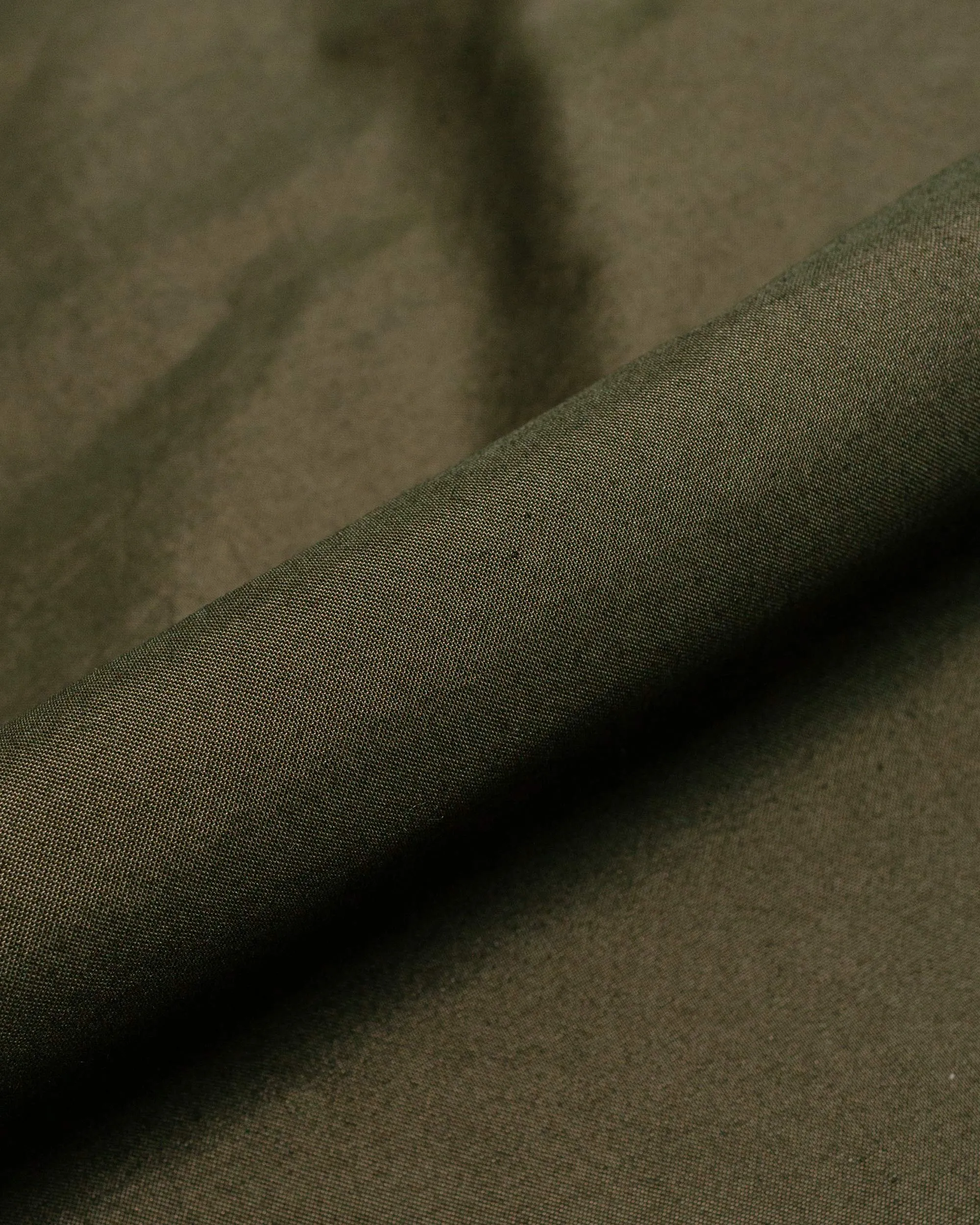 Engineered Garments Fatigue Pant Olive Cp Weather Poplin Construction Feature Anti-Slip Straps