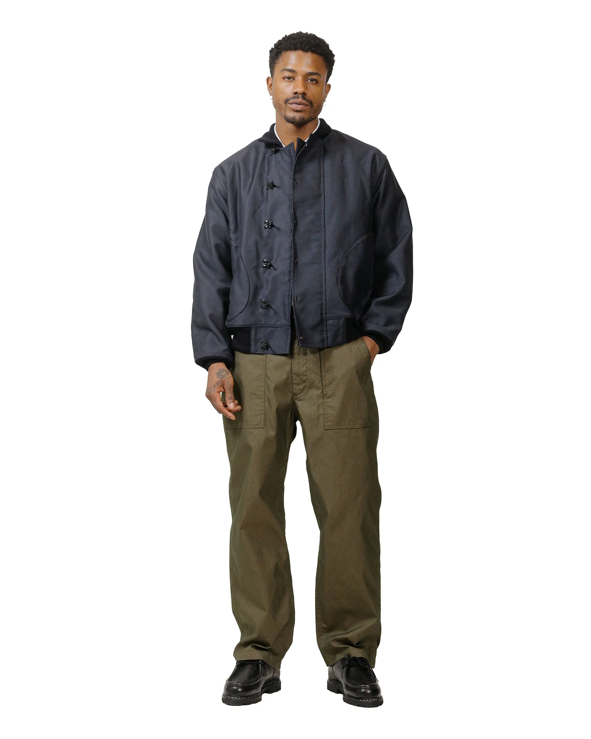 Geometric Print Engineered Garments Fatigue Pant Olive Cp Weather Poplin