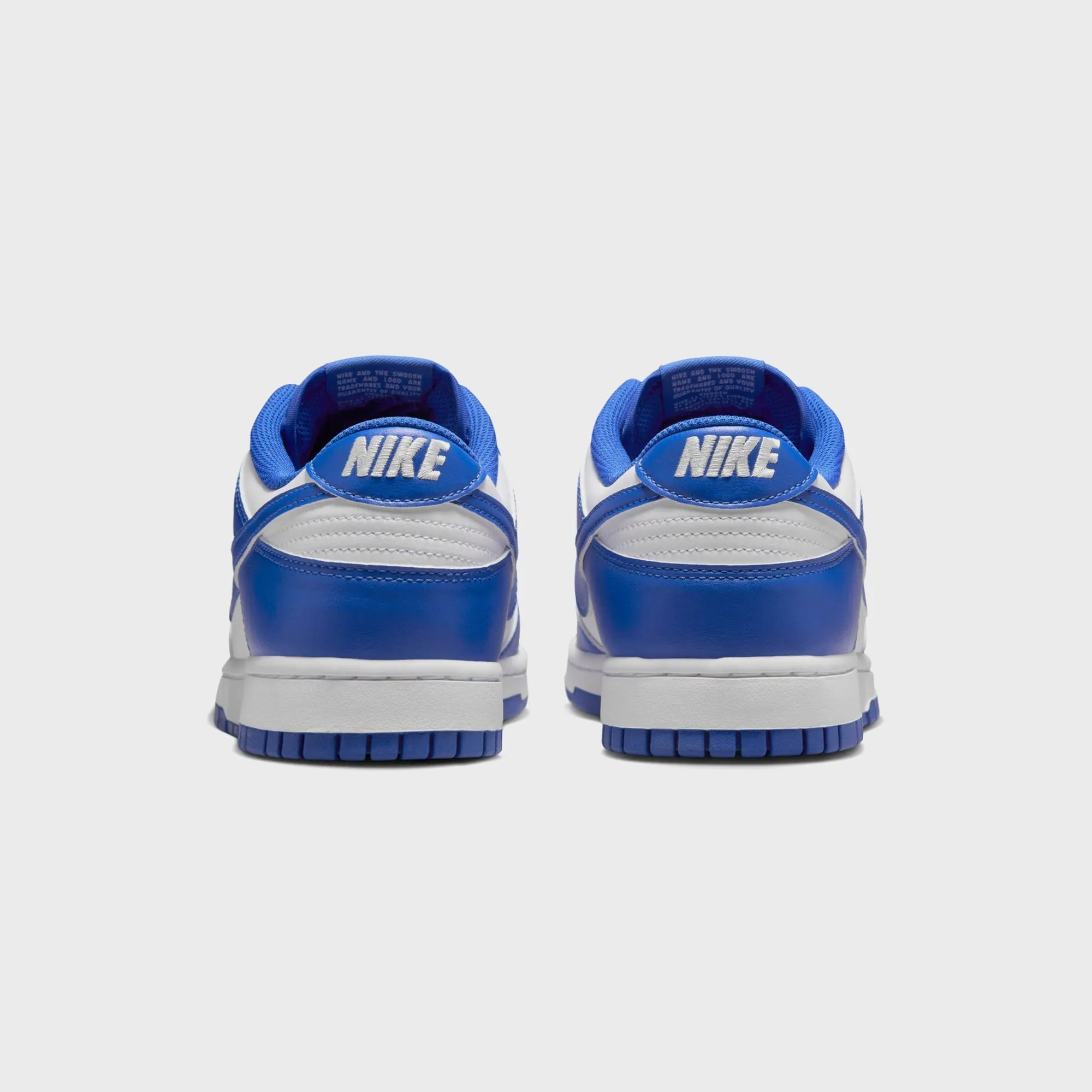 Nike Dunk Low Retro - White / Hyper Royal Anti Exhaustion Feature Design