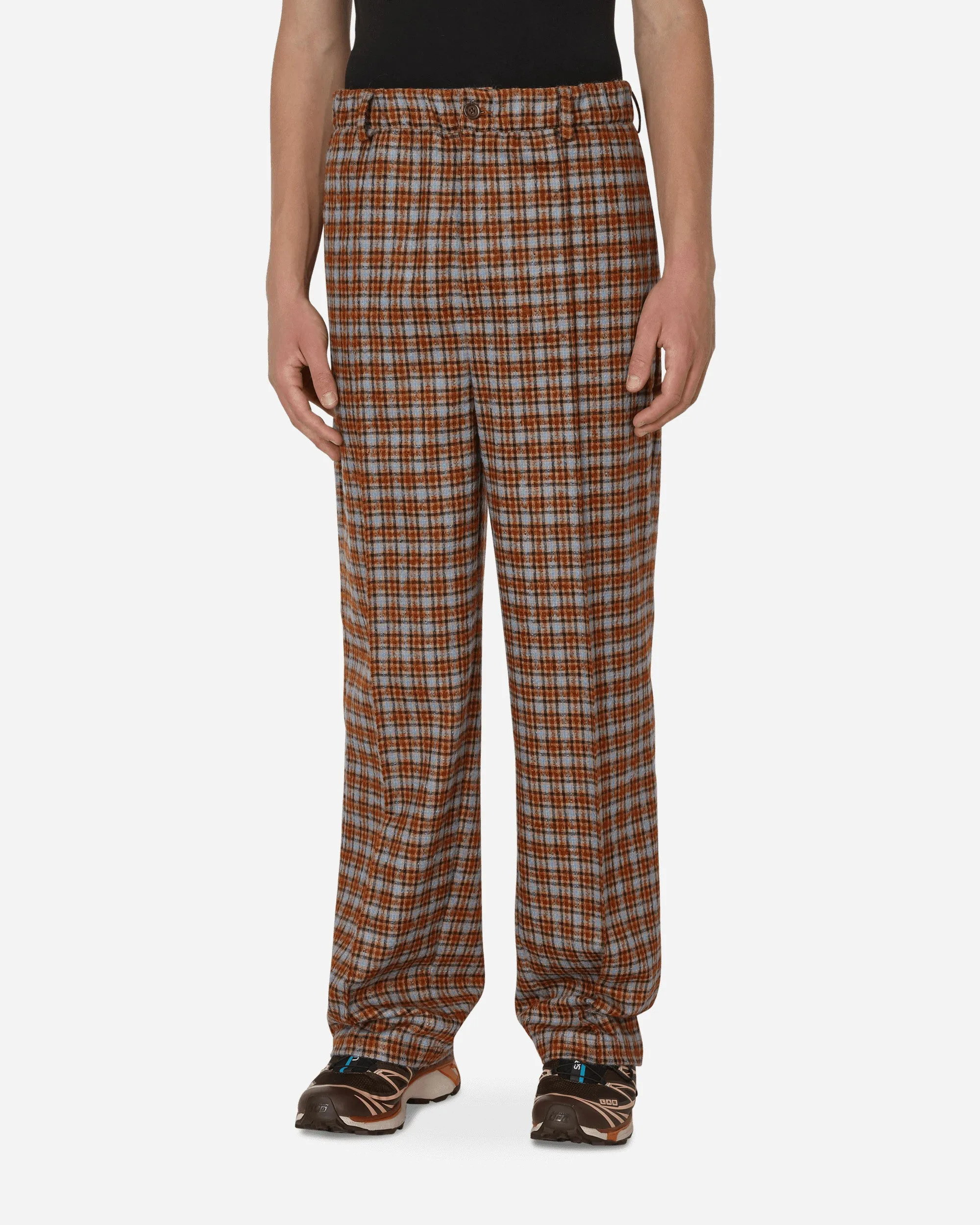 Harmonic Trousers Brown Anti-Zipped Down Comfortable Cufflinks