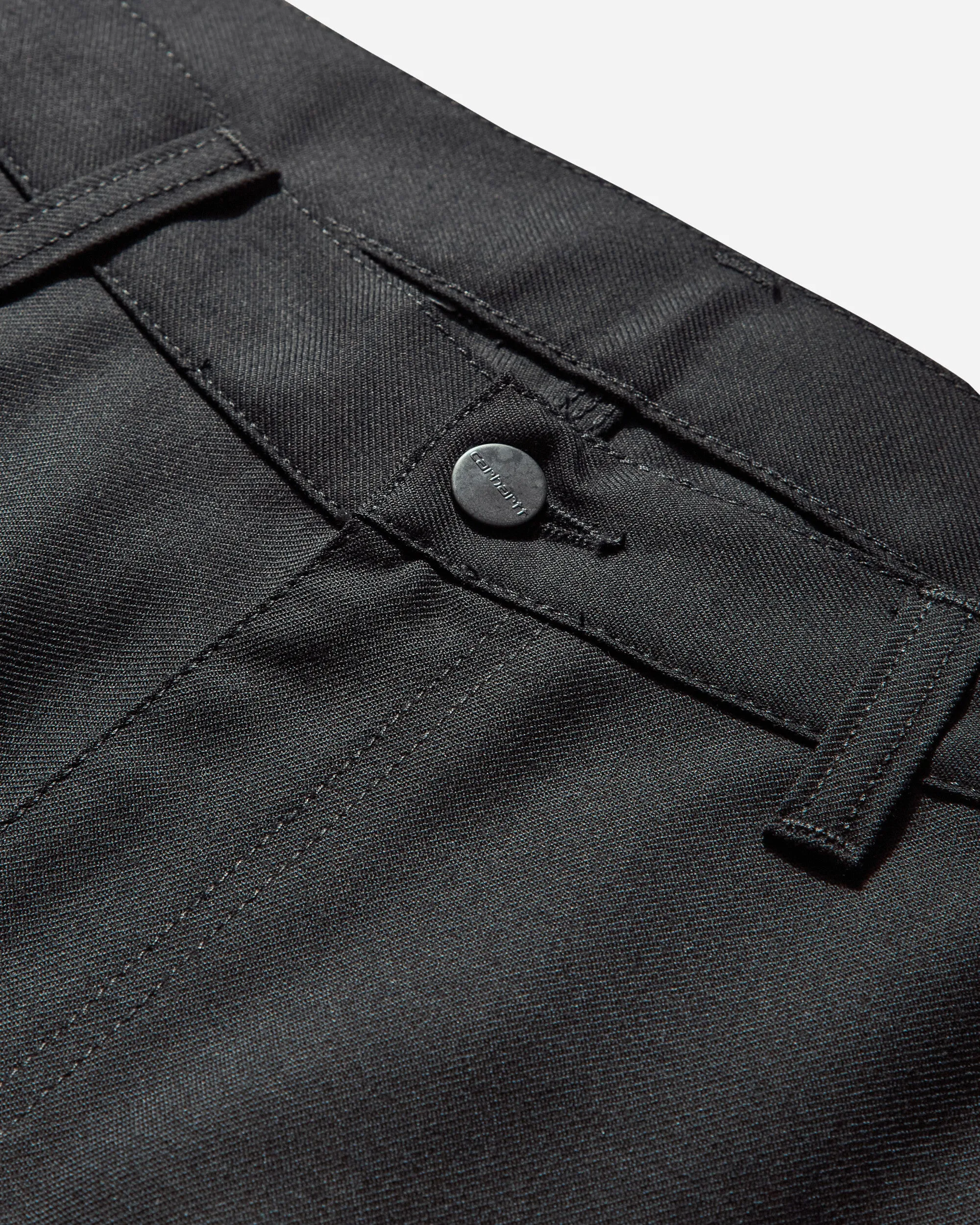 Men'S Ray Single Knee Pants Black Fast Drying Design Flap Pockets Finish
