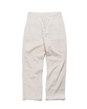 Engineered Garments Fatigue Pant Natural Cl Java Cloth Elastic Gusset Comfortable Chiffon