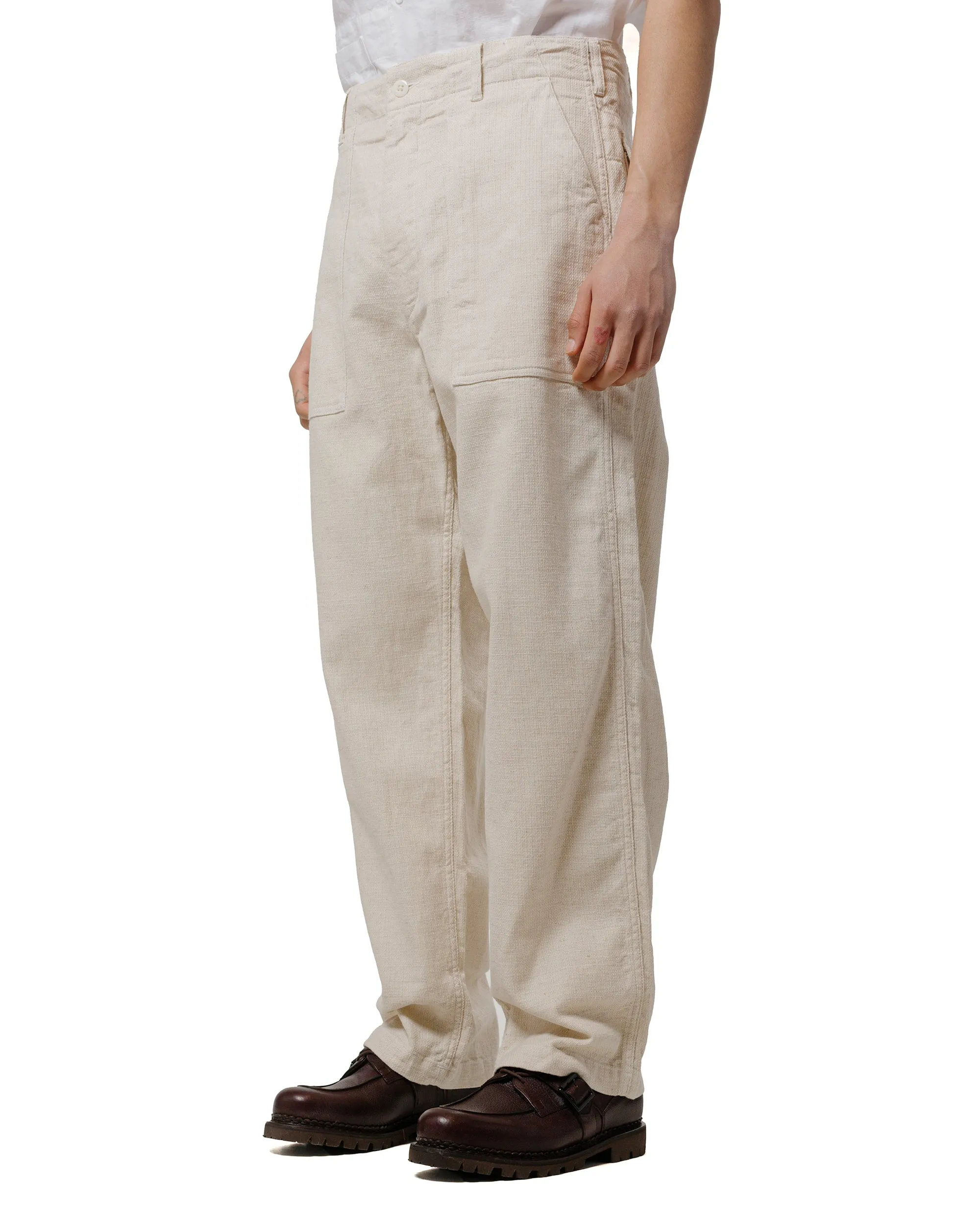 Engineered Garments Fatigue Pant Natural Cl Java Cloth Half-Zip Anti-Ozone