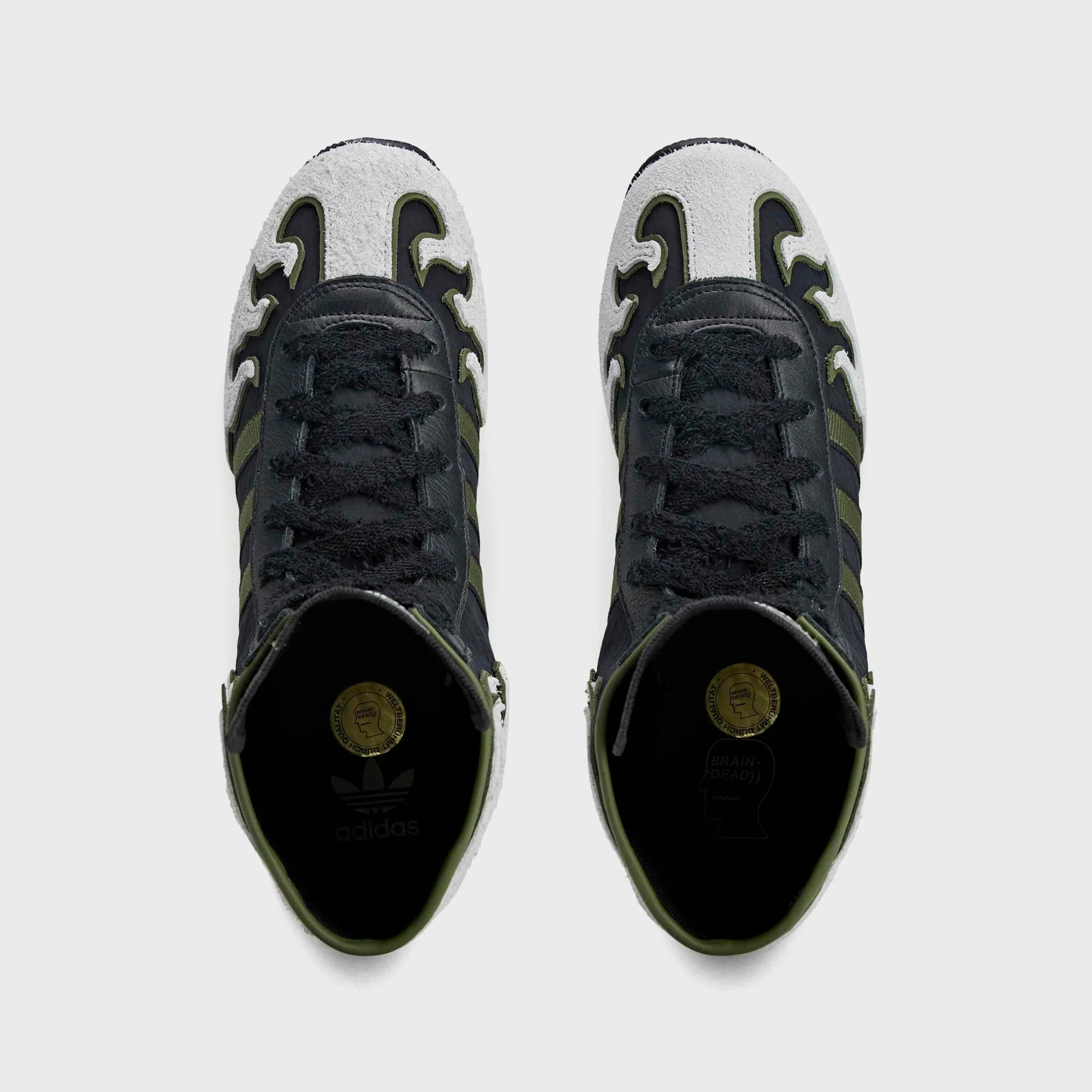 Walking Comfort Stable Jump Adidas X Brain Dead Japan Hi - Black / Crystal White / Gold Metallic