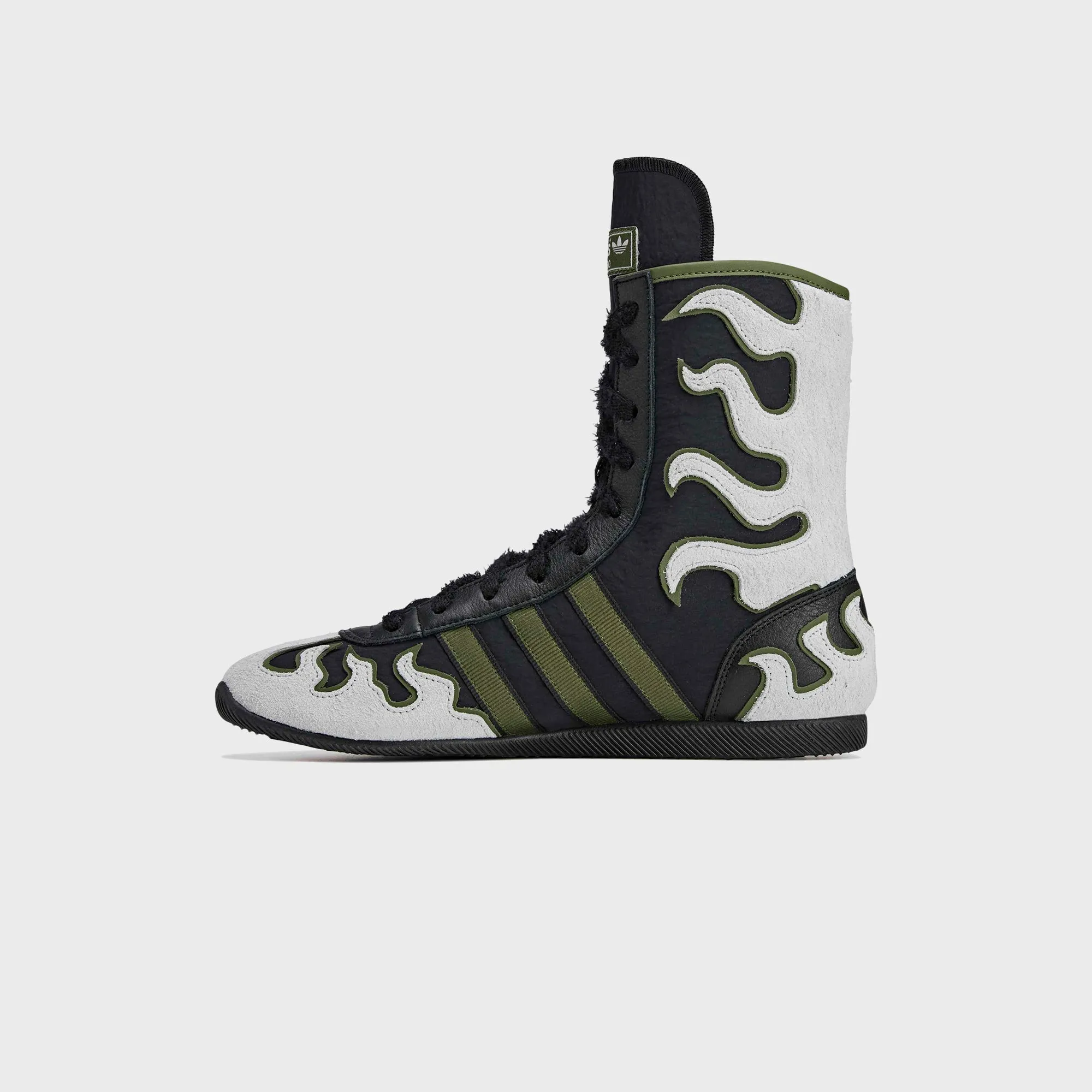 Adidas X Brain Dead Japan Hi - Black / Crystal White / Gold Metallic Trail Specific Design