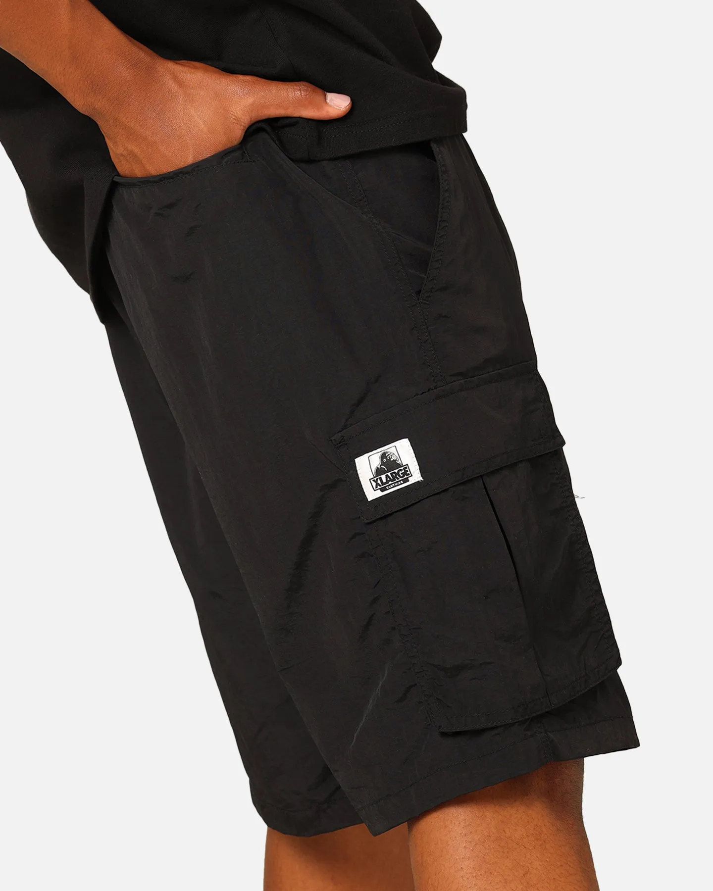 Short cargo en nylon X-Large 91 Noir