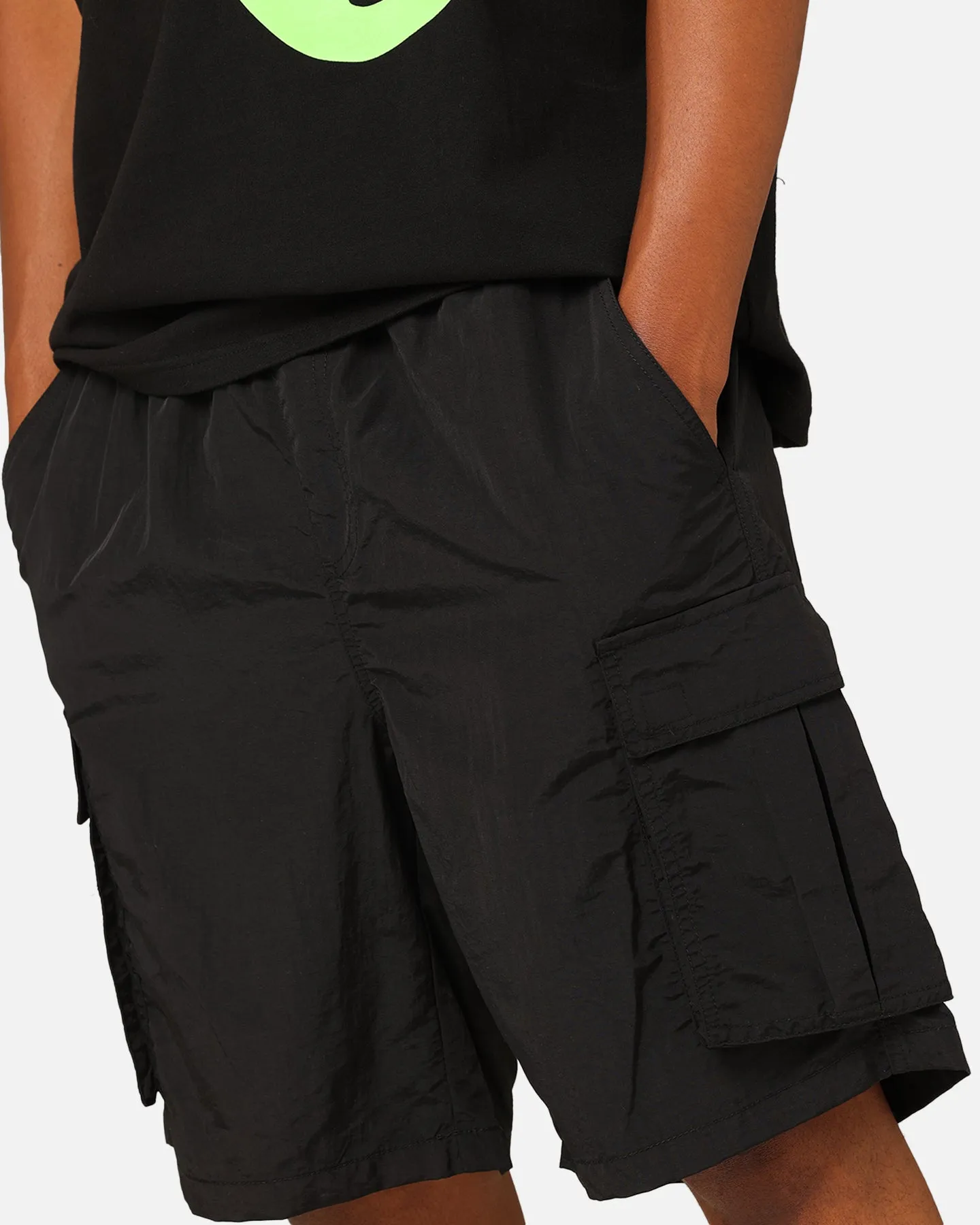 Short cargo en nylon X-Large 91 Noir