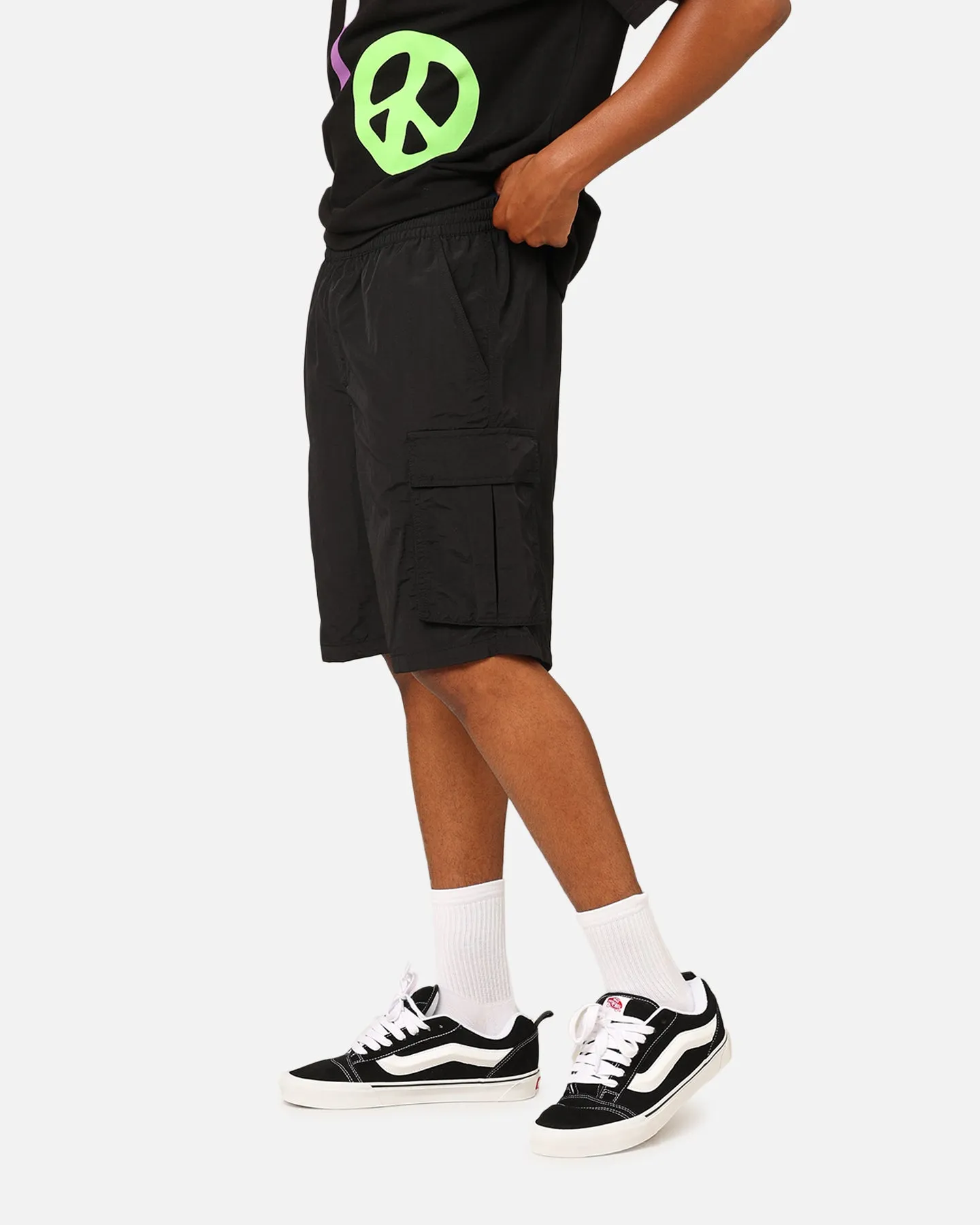 Short cargo en nylon X-Large 91 Noir