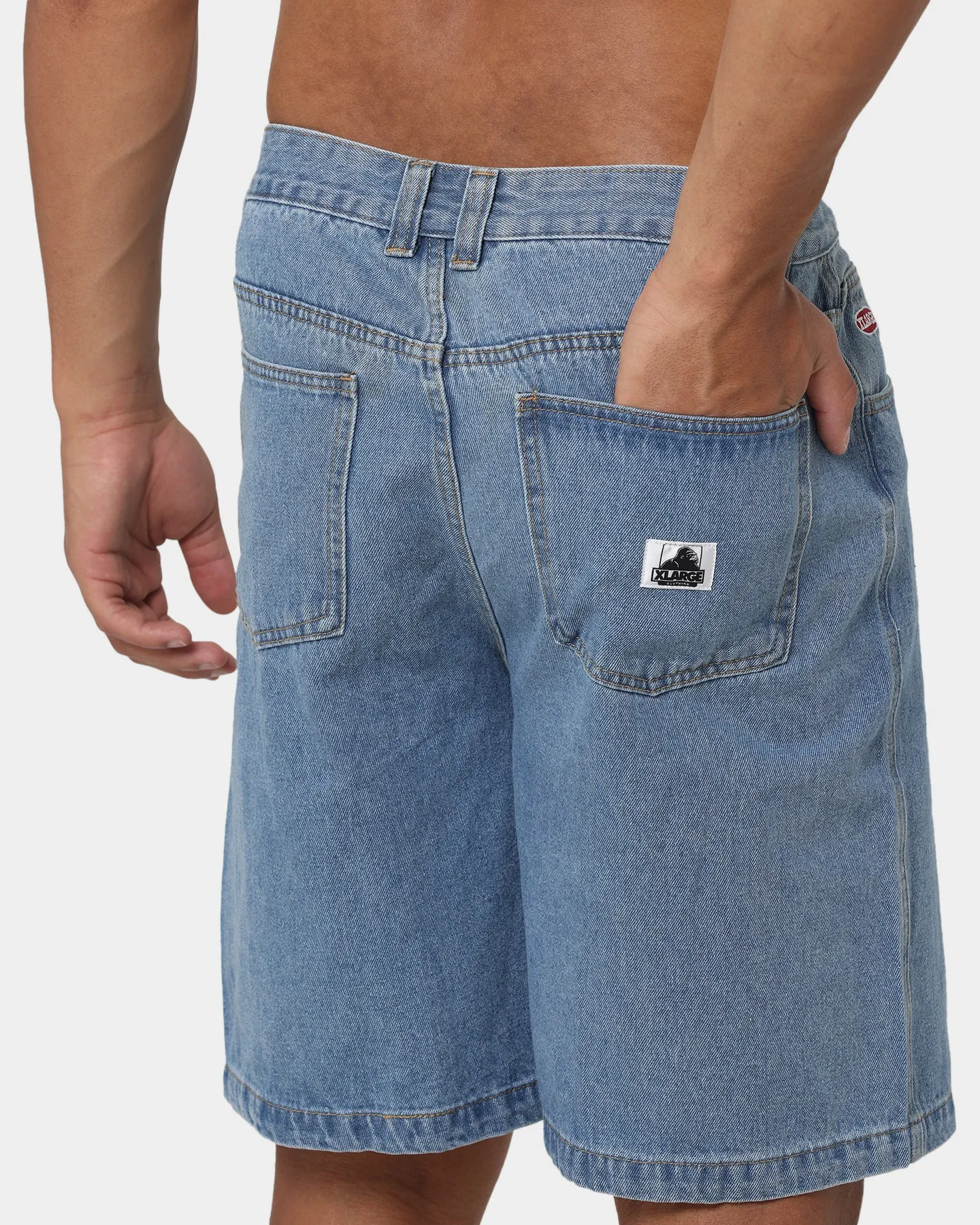 Short en toile de jean X-Large Bull Denim 91 bleu moyen