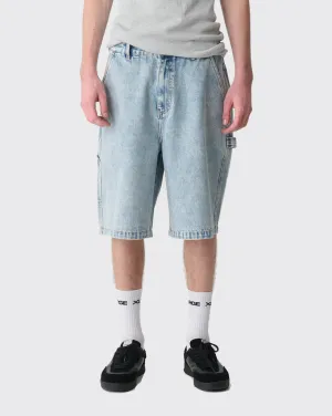 Xlarge Denim Work Short - Bleached Indigo MagnetOnStrap
