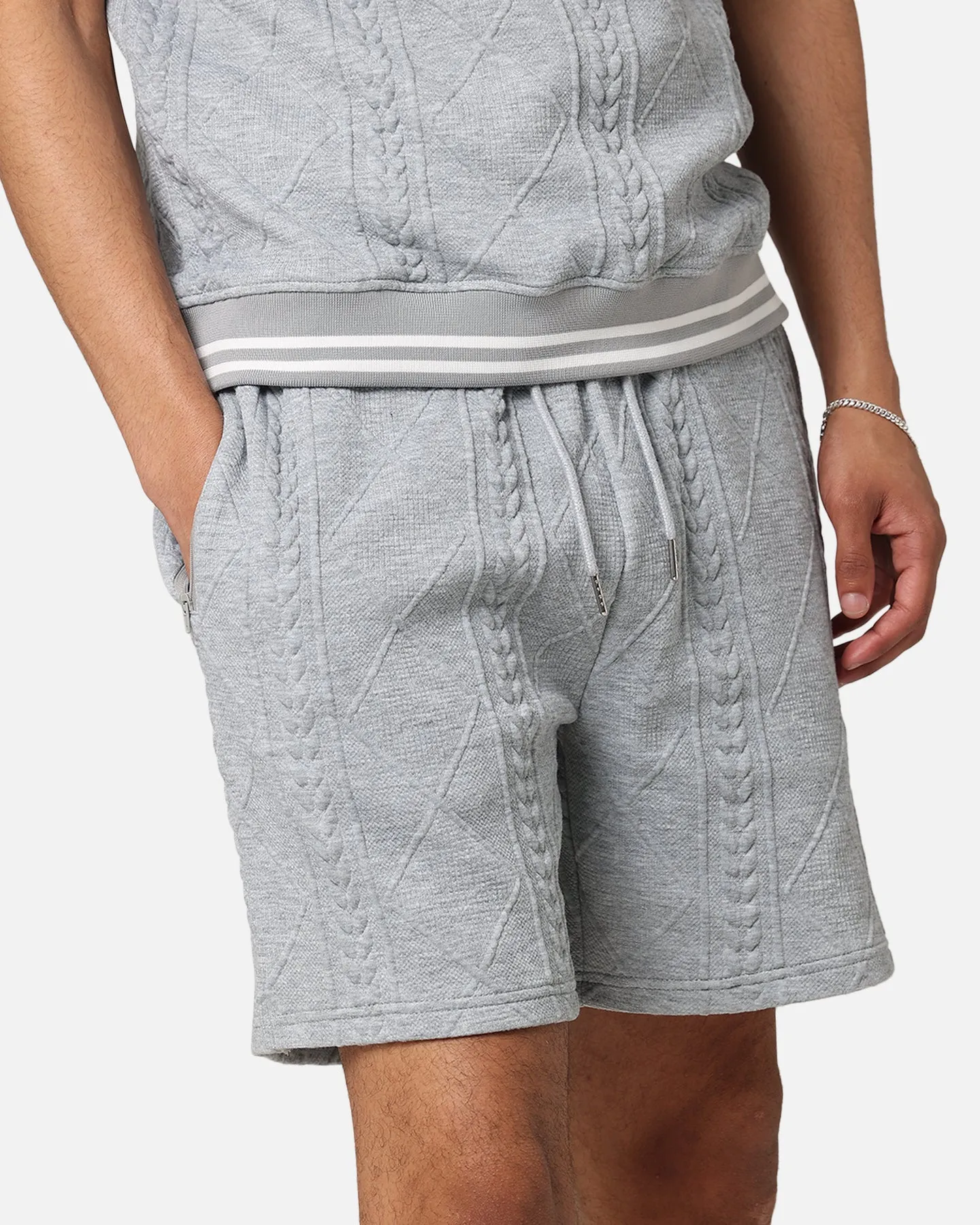XXIII Danny Shorts en Maille Gris