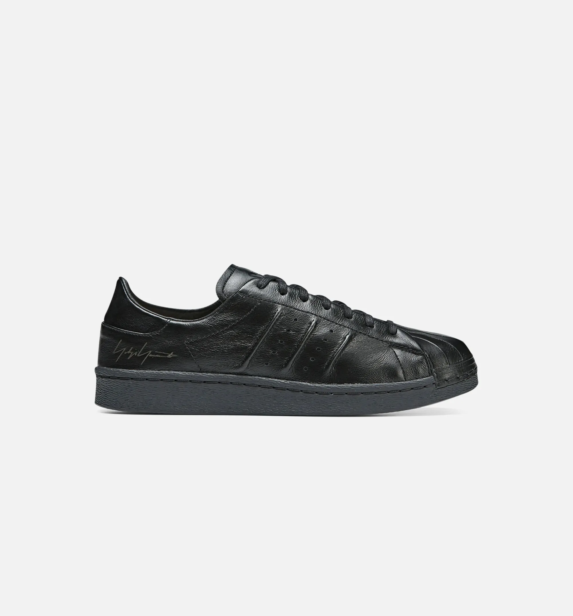 Slip-On Subtle Hiking-Approved Y3 Superstar Mens Lifestyle Shoe - Black/Black/Black