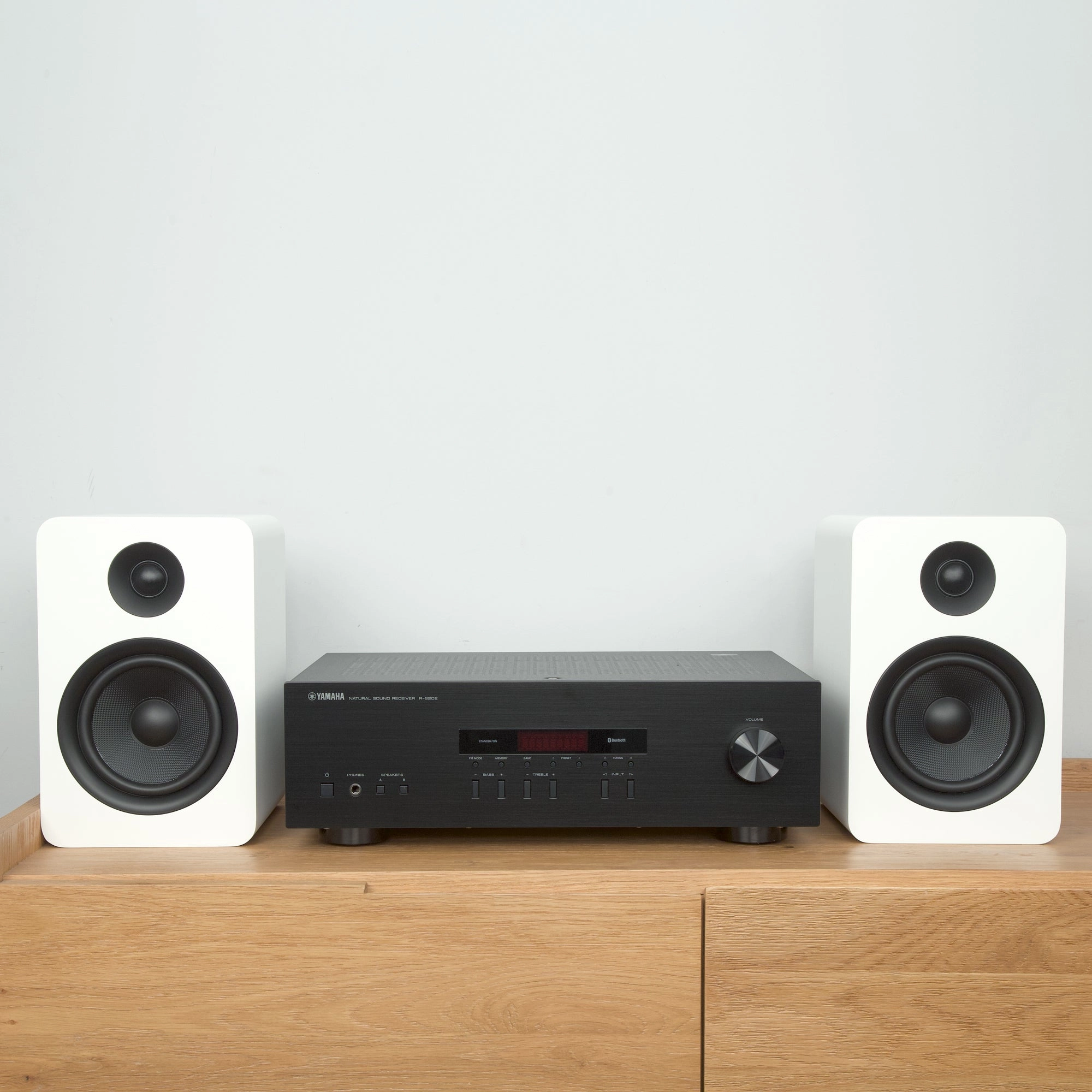 Yamaha: R-S202BL Amplifier / Kanto YU Passive Speaker Package