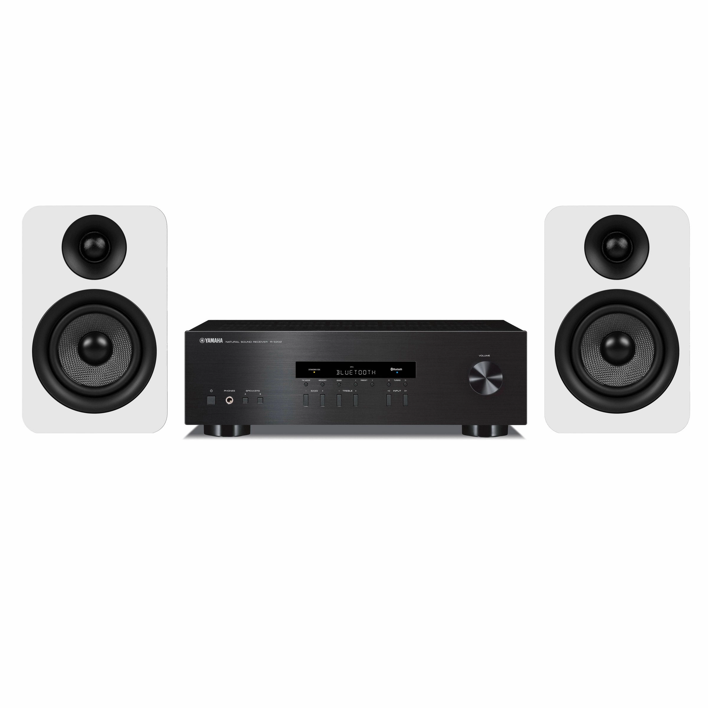 Yamaha: R-S202BL Amplifier / Kanto YU Passive Speaker Package