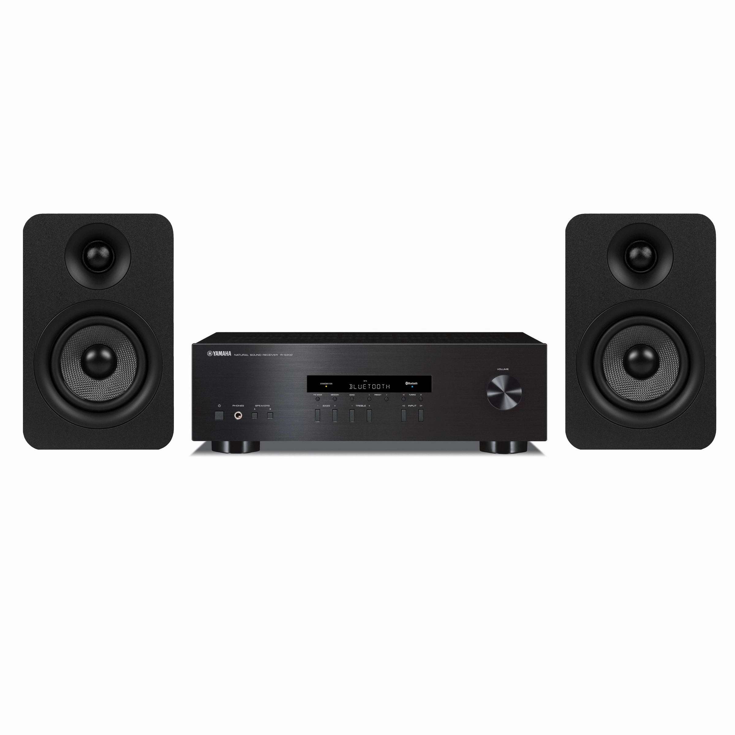 Yamaha: R-S202BL Amplifier / Kanto YU Passive Speaker Package hi-fi DAC amp combo,hi-fi speaker impedance matcher,hi-fi RCA switch