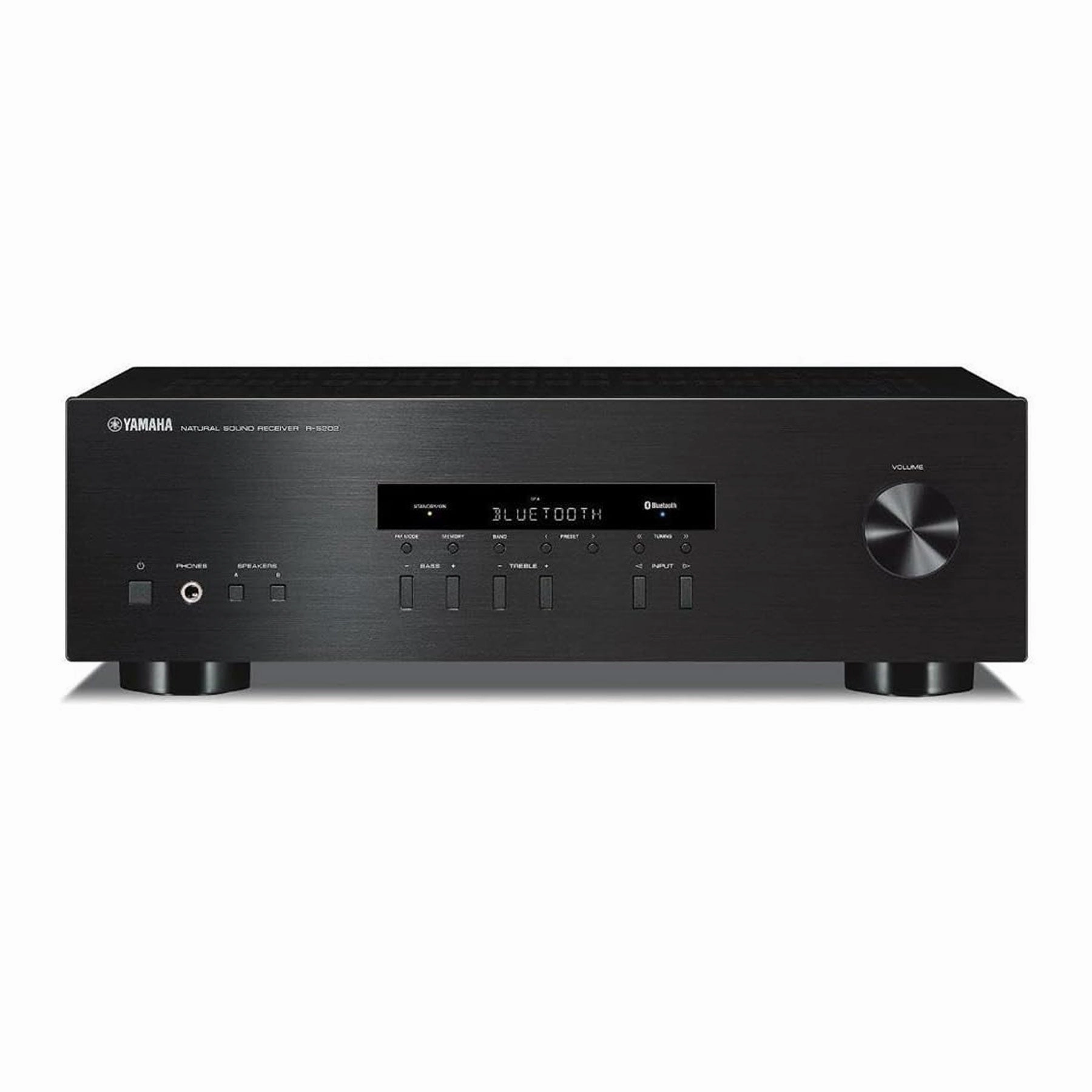 Yamaha: R-S202BL Natural Sound Stereo Receiver w/Bluetooth hi-fi DAC amp combo,hi-fi speaker impedance matcher,hi-fi RCA switch