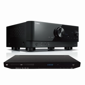 Yamaha RX-V4A & GMI BD S200 Bundle hi-fi analog preamp,hi-fi dynamic range audio,hi-fi stereo for TV