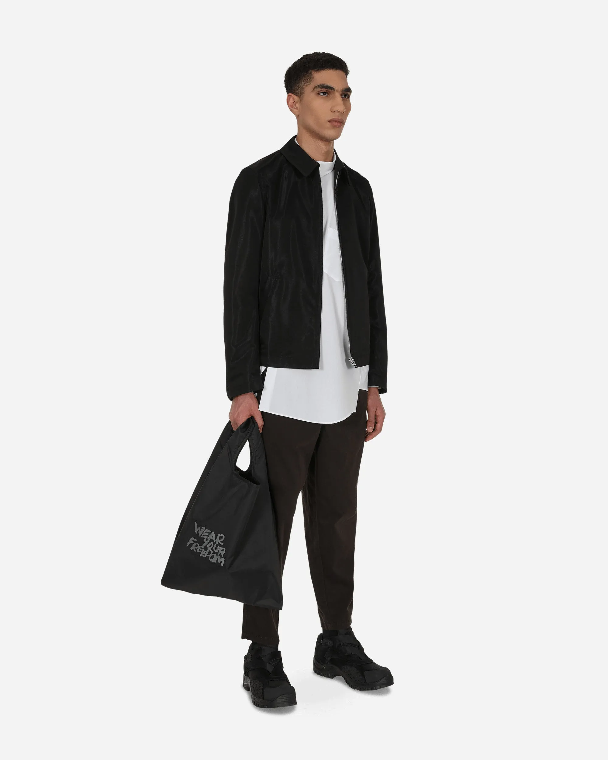 Yarn Dyed Trousers Black Pure