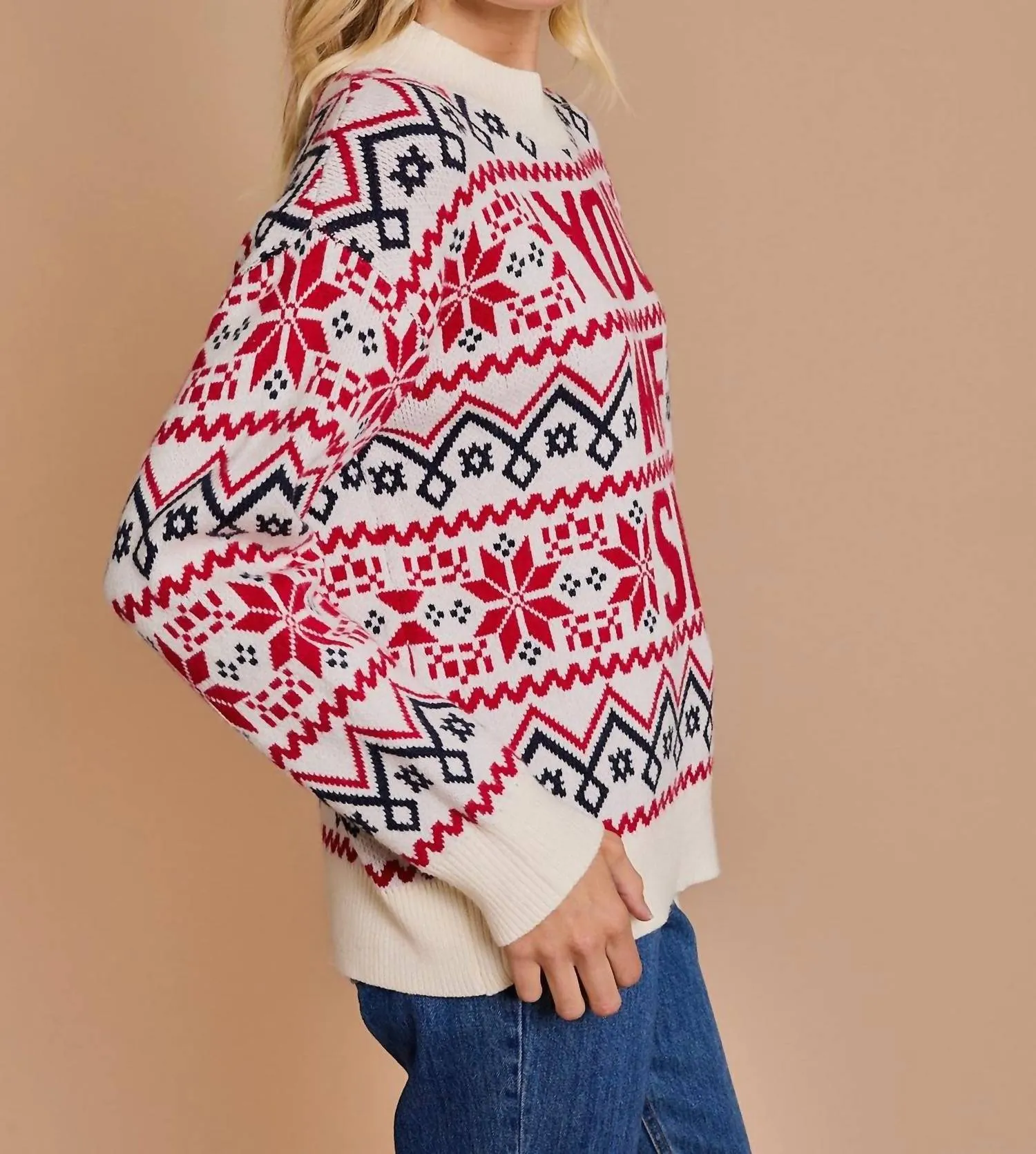 Pull de ski You & Me multicolore