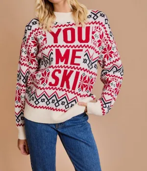 Pull de ski You & Me multicolore