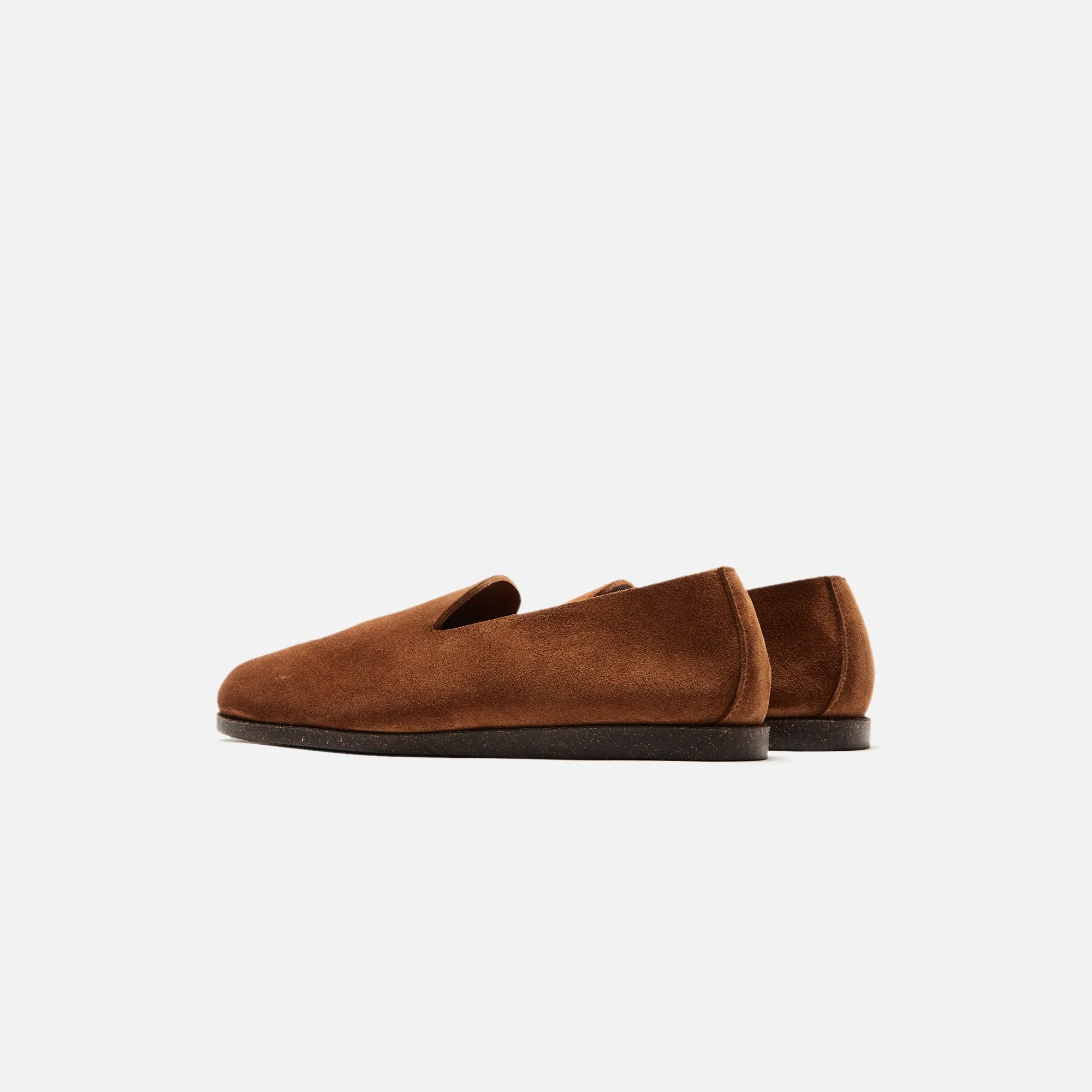 Comfortable Eyebrow Crystal Design Yuketen Slip On - Tosca Snuff