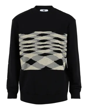 Pull à capuche Zig Zag avec effet slub