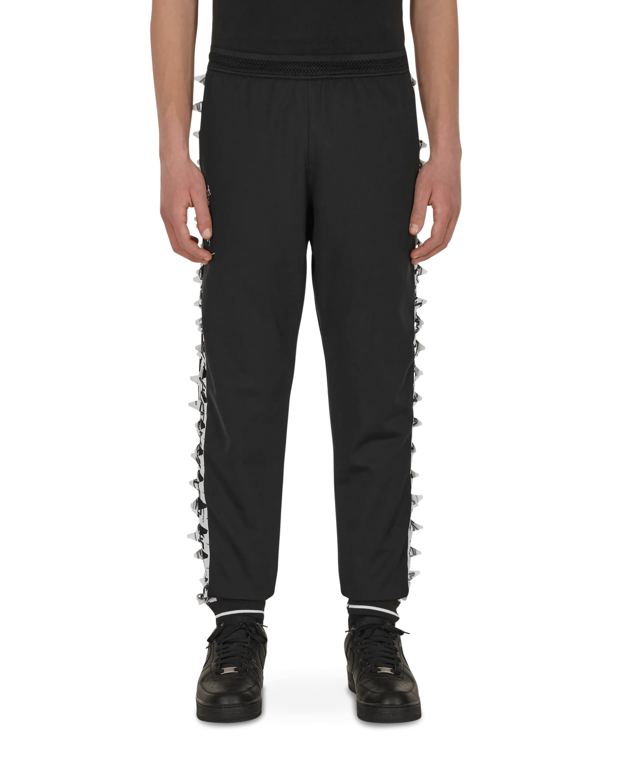 Acronym Knit Pants Black Wrinkle-Resistant Style