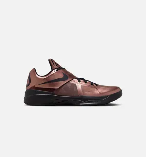 Easy To Slip On And Off Zoom Kd 4 Christmas Mens Lifestyle Shoe - Metallic Copper/Black